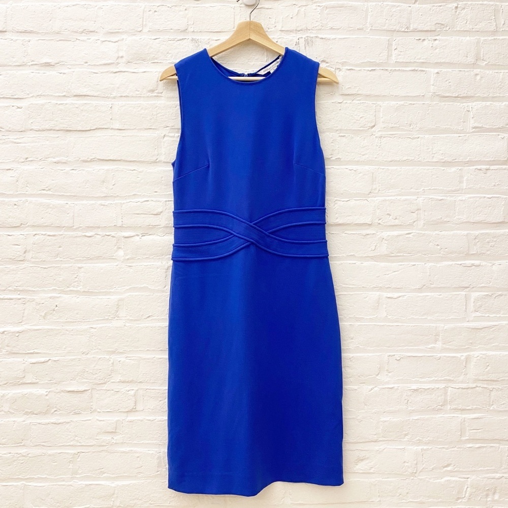 Diane von Furstenberg || DVF Evita Pencil Sheath Dress Royal Blue.β 10